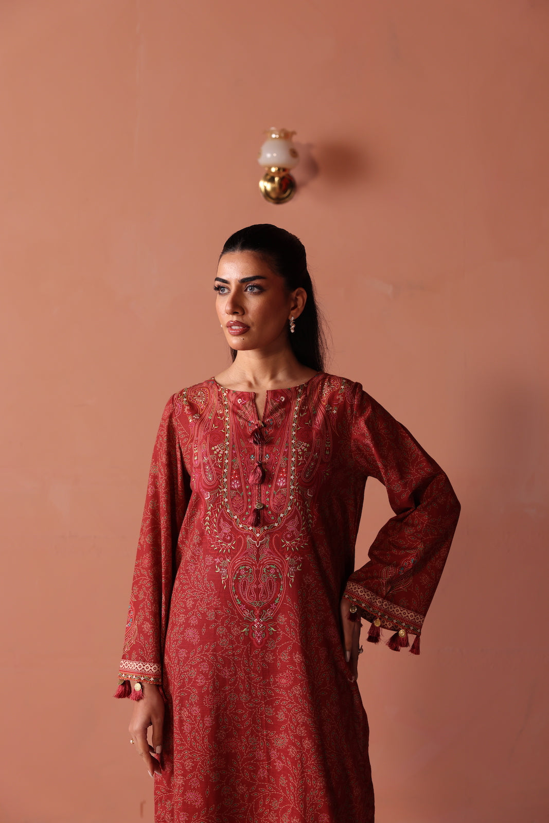 UN2PC-FRW2580 - kantha - Dailywear 2-Piece Suit